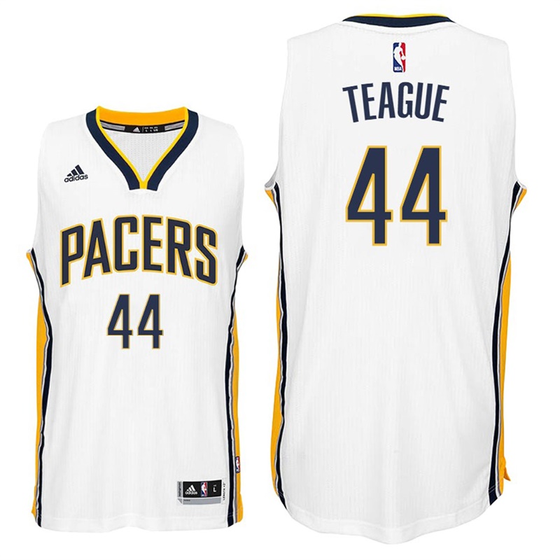 maglia jeff teague 44 con indiana pacers 2016-2017 bianca